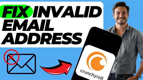 crunchyroll invalid email